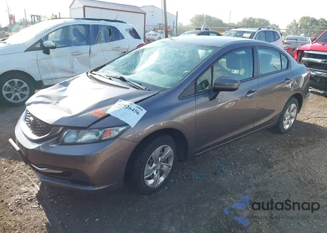 2015 Honda Civic Lx z USA, uszkodzony, nr VIN 19XFB2F59FE216397